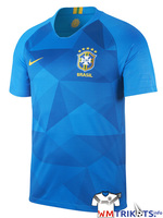 Das neue Brasilien WM Trikot von nike in blau als Awaytrikot